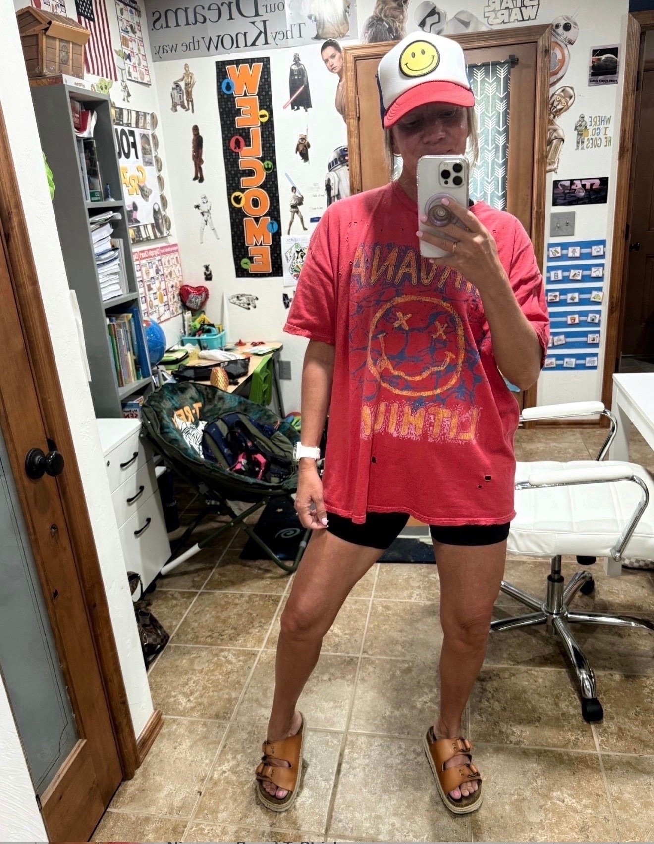 Biker shorts + a graphic tee = my go-to summer uniform ☀️ Comfy, cute, and ready for whatever the day brings.
Some days it’s errands, others it’s chasing dreams — either way, I’m showing up in style 💪✨

“The Lord will fight for you; you need only to be still.” — Exodus 14:14 🙌

#SummerStyle #GraphicTeeSeason #BikerShorts #ComfyAndCute #MomStyle #FaithAndFashion #OOTD #CasualCool #EverydayStyle #StyleWithScripture #ModestFashion #Exodus1414 #StyleInspo #ChristianWoman

#LTKmomlife #LTKootd #LTKOver40