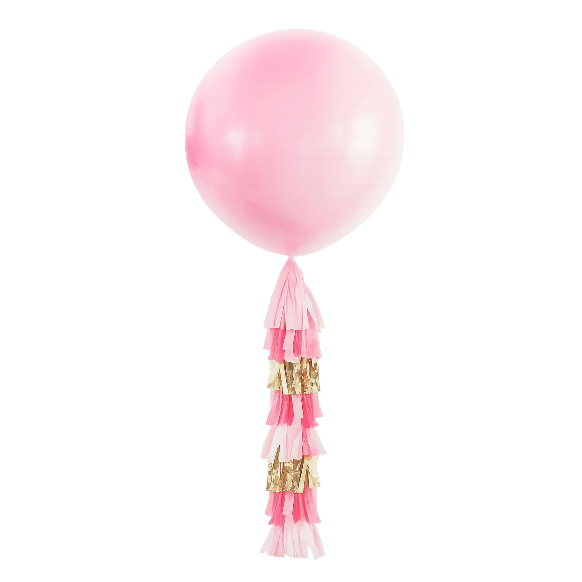 Jumbo Pink Balloon with Tassel | Packed Party