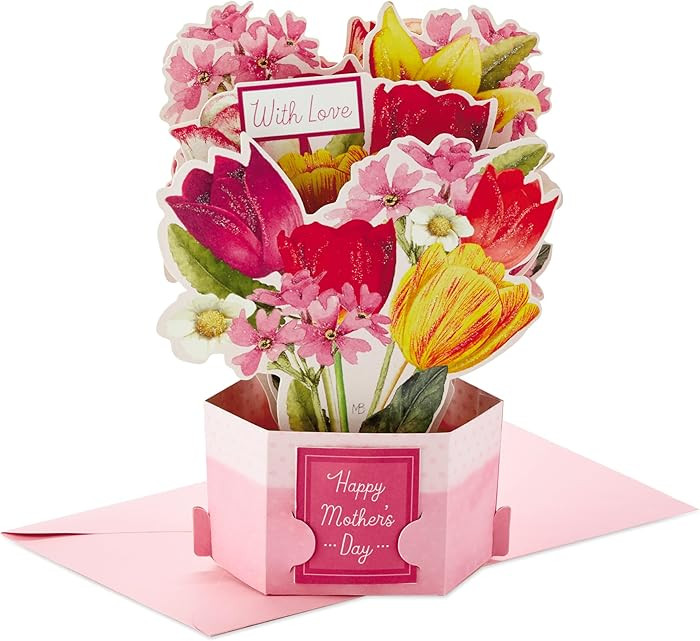 Hallmark Paper Wonder Mother's Day Pop Up Card (Marjolein Bastin Bouquet) | Amazon (US)