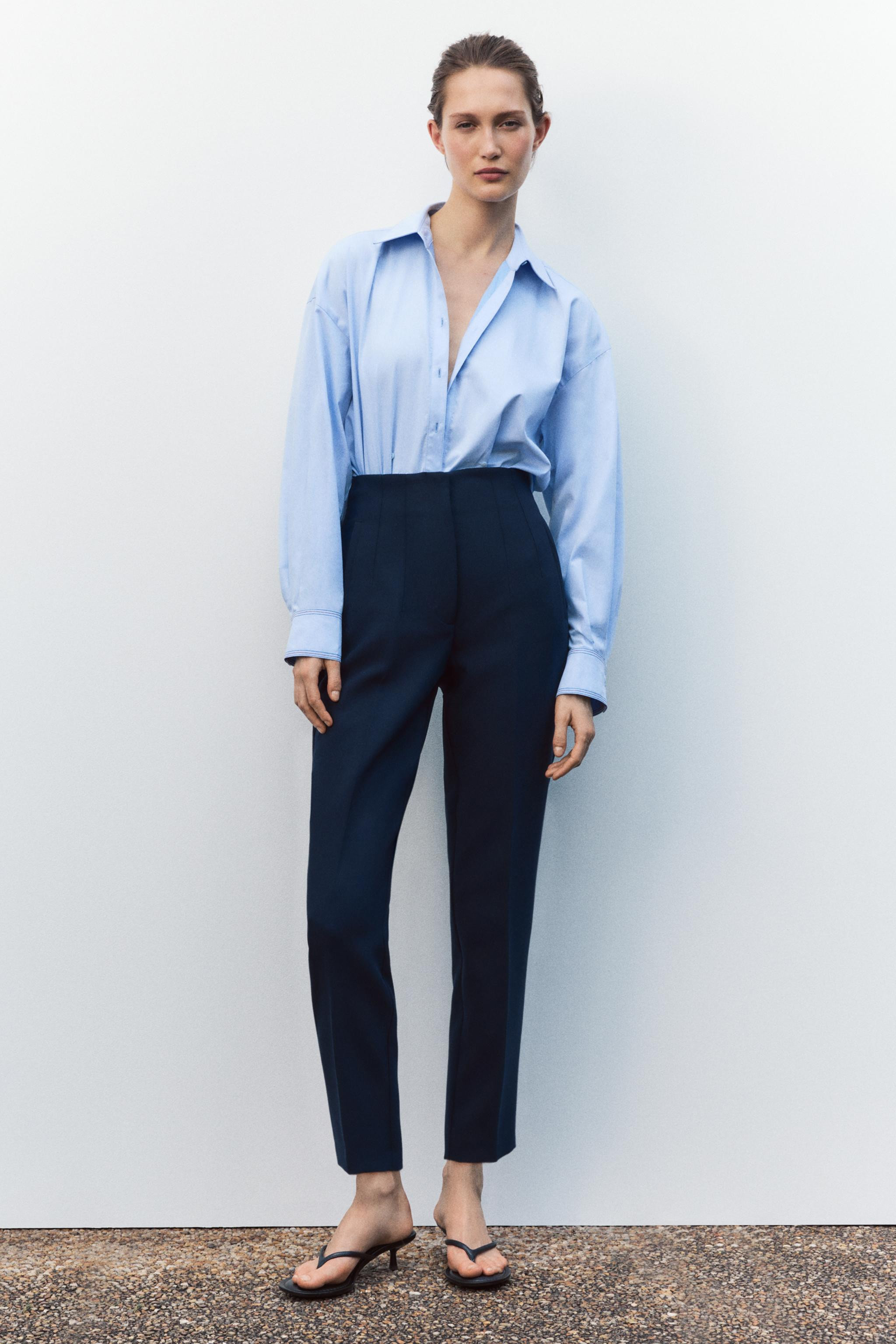 PANTS WITH A HIGH WAIST | Zara US
