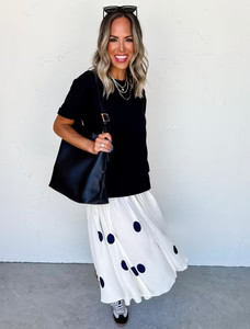 Twirling For You Polka Dot Skirt | Ruthie Grace