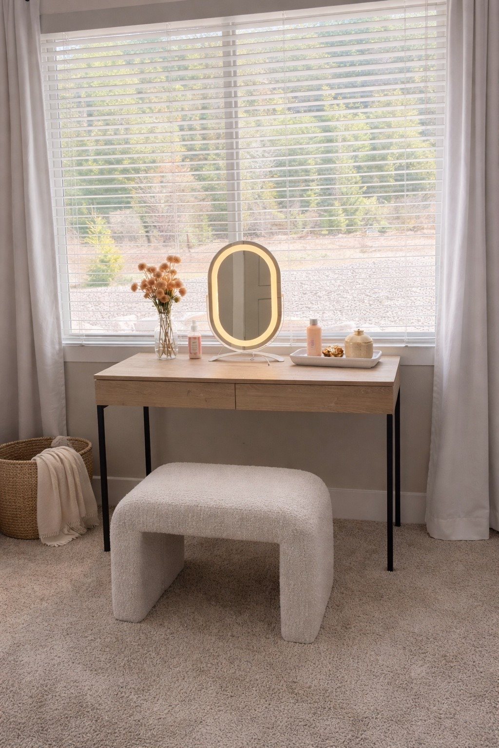 This little ottoman from Walmart was the most perfect addition to my little home office! 

#LTKHome