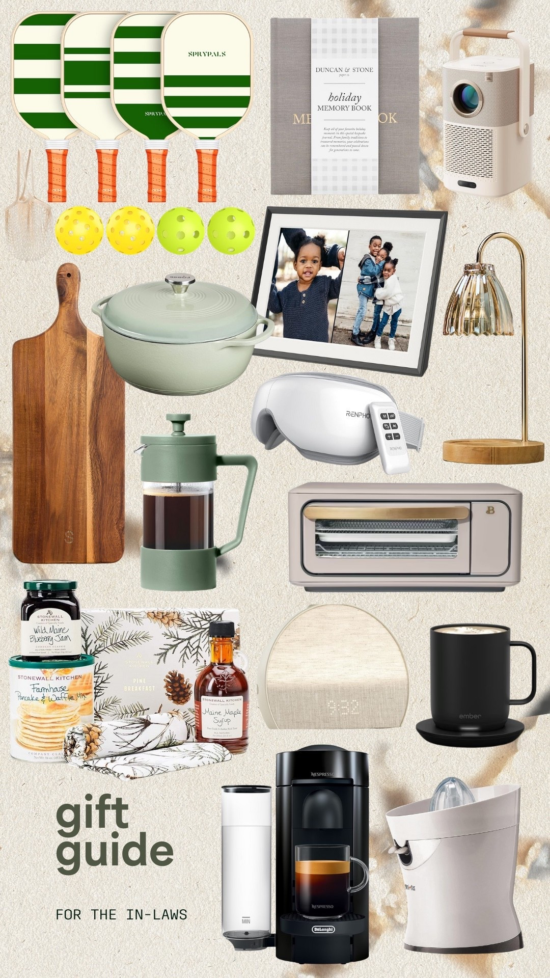 Gift guide for the in-laws!!


Gift guide, gift ideas, gift inspo, holiday gift guide, gifts for her, gifts for wife, gifts for girlfriend, gifts for sister, gifts for mom, gifts for mother in law, gifts for him, gifts for father in law, gifts for dad, gifts for husband, in laws gifts, family gifts, Christmas gifts, Christmas gift ideas 


#LTKHoliday #LTKFamily #LTKGiftGuide