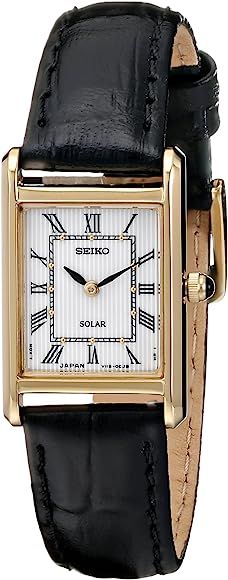 Seiko Women's SUP250 Stainless Steel Watch with Black Band | Amazon (US)