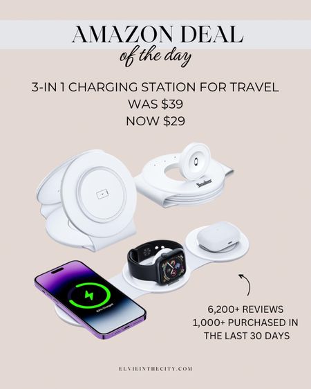 This 3-in-1 travel charger charges you phone, watch and AirPods at the same time and today it’s 27% off!

Travel essentials, electronics, travel must haves

#LTKfindsunder50 #LTKtravel #LTKsalealert