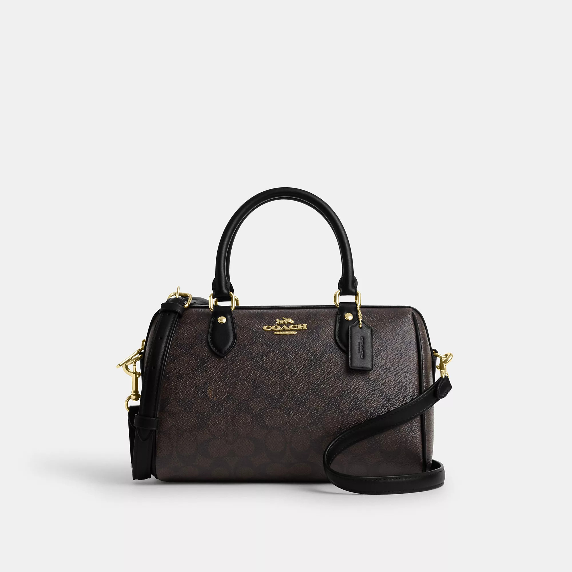 Coach Outlet Rowan Satchel Bag In Signature Canvas | Shop Simon
