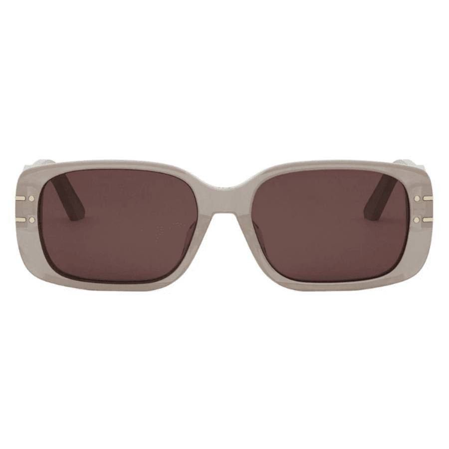 Dior DiorSignature S12F Brown Rectangular Ladies Sunglasses CD40176F 57E 56 | Jomashop.com & JomaDeals.com