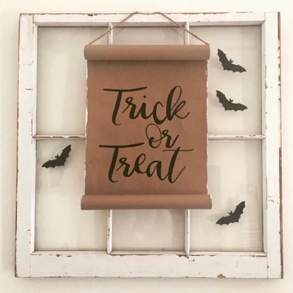 Trick or treat paper scroll | Etsy (US)
