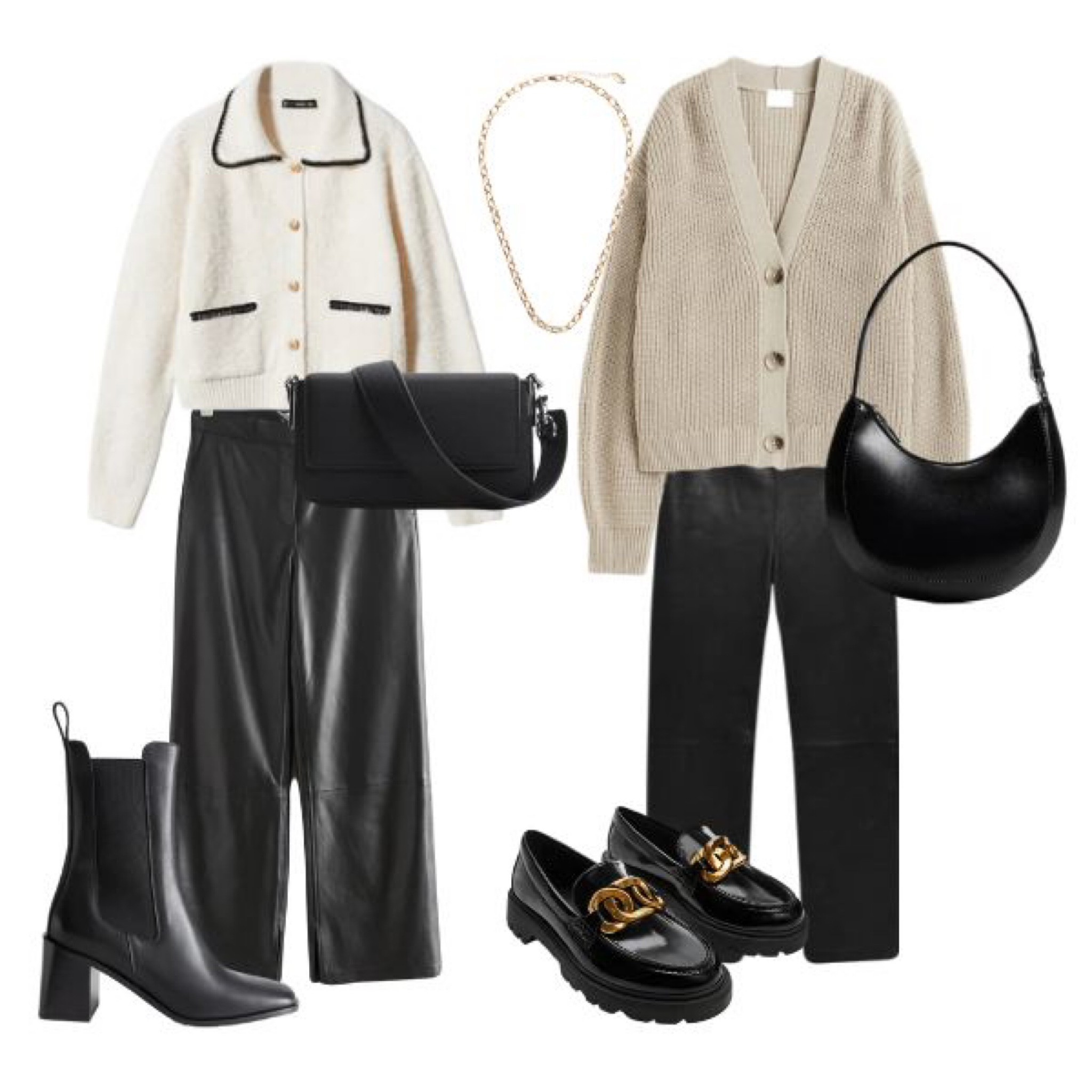 Outfit Lederhose mit einem Cardigan 

#LTKSeasonal #LTKstyletip #LTKeurope