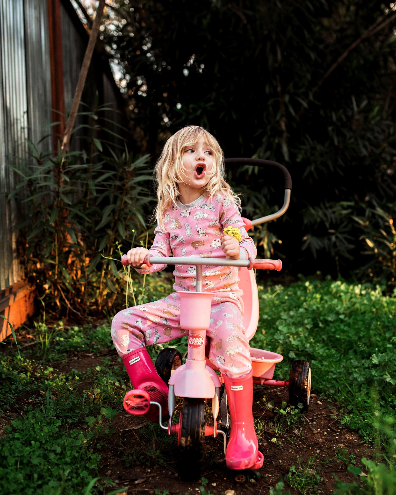 Pajama day is everyday around here. 🚲 

#LTKFind #LTKkids #LTKfamily
