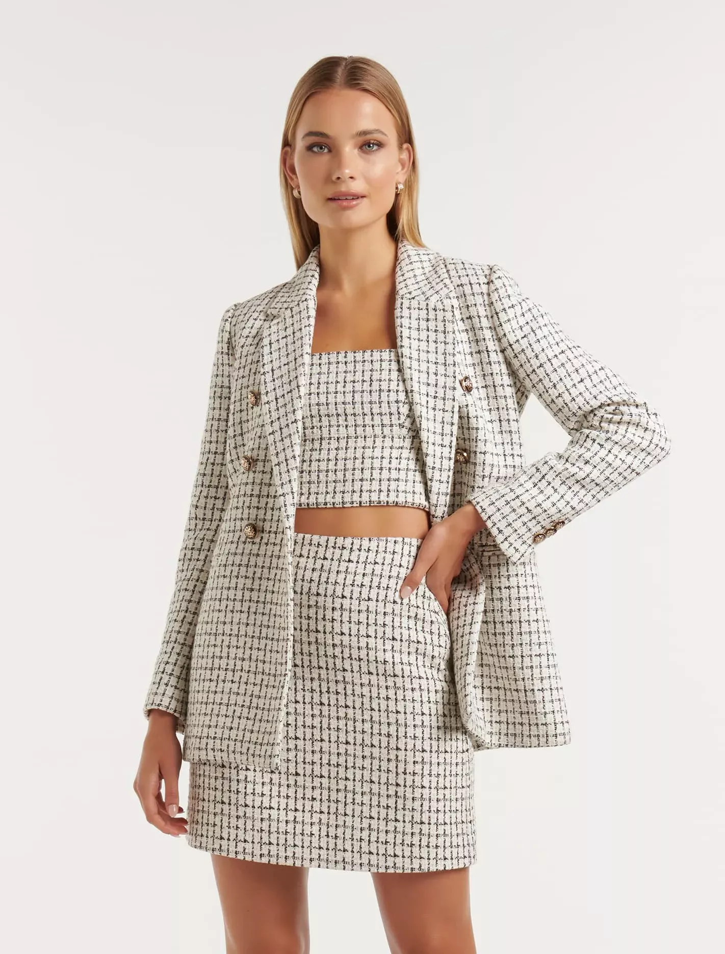 Buy Bree Boucle Jacket - Forever New
