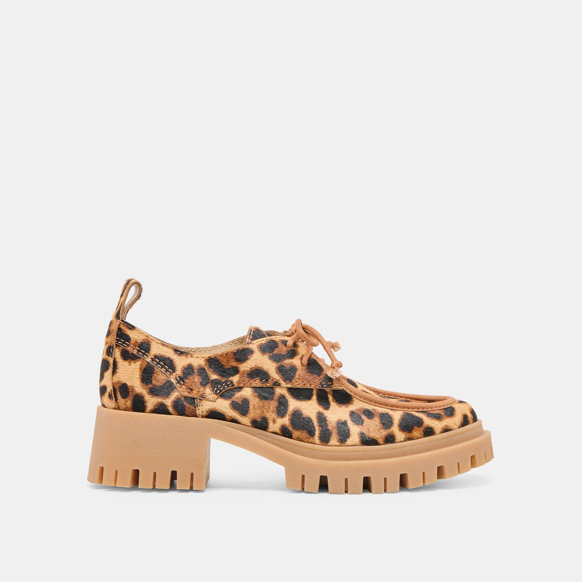 Milza Loafers Dk Leopard Calf Hair | DolceVita.com