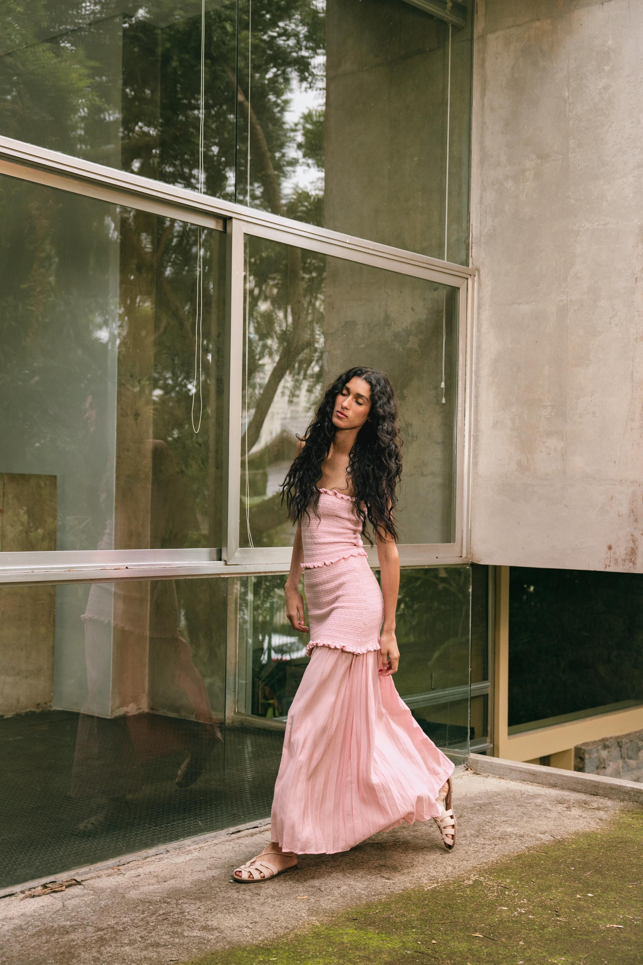 COMBINED KNIT SKIRT | Zara US