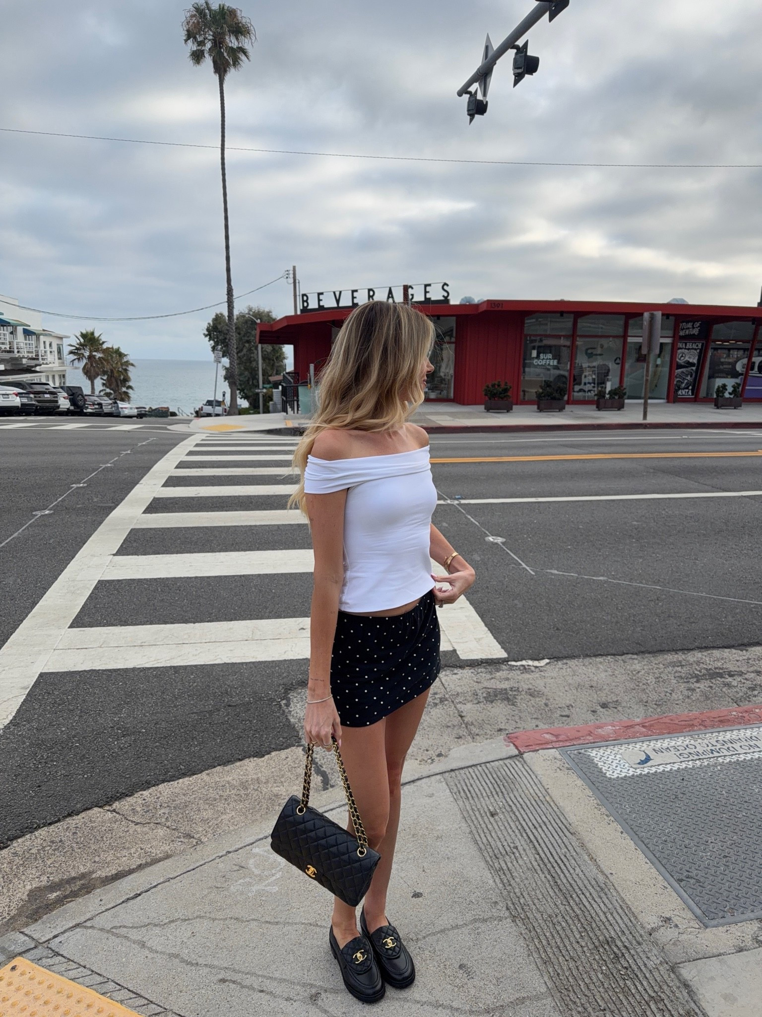 easy summer outfit 🖤 wearing small top & XS skort!