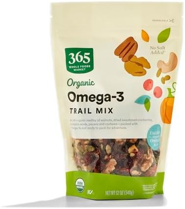 365 by Whole Foods Market, Organic Omega-3 Trail Mix, 12 Ounce | Amazon (US)