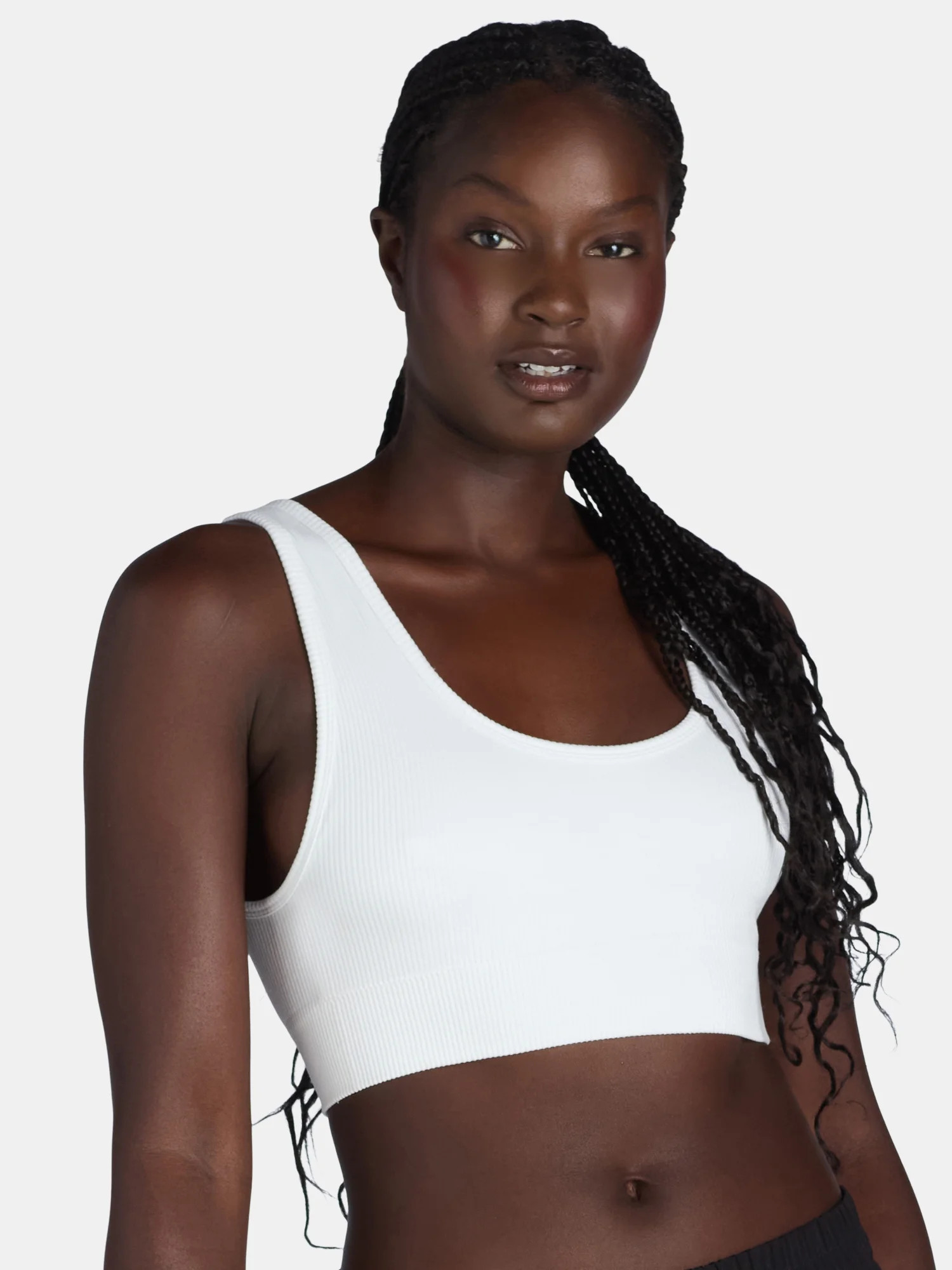 No Boundaries Double Scoop Seamless Bra, Women’s and Women’s Plus | Walmart (US)