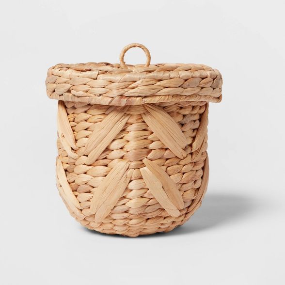 Medium Woven Chevron Canister Natural - Threshold™ | Target