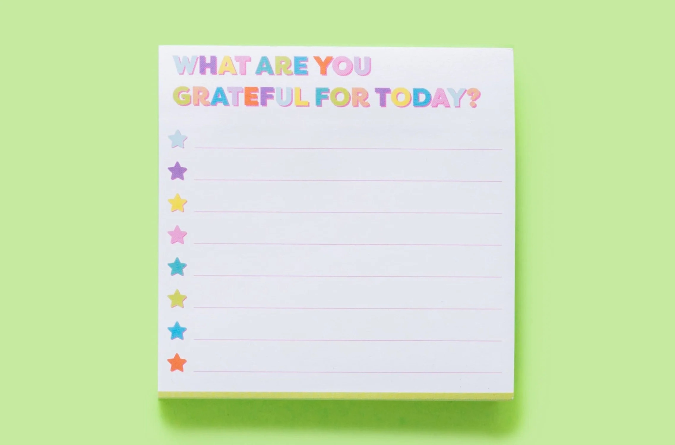 Gratitude Sticky Reminder Pad | Taylor Elliott Designs