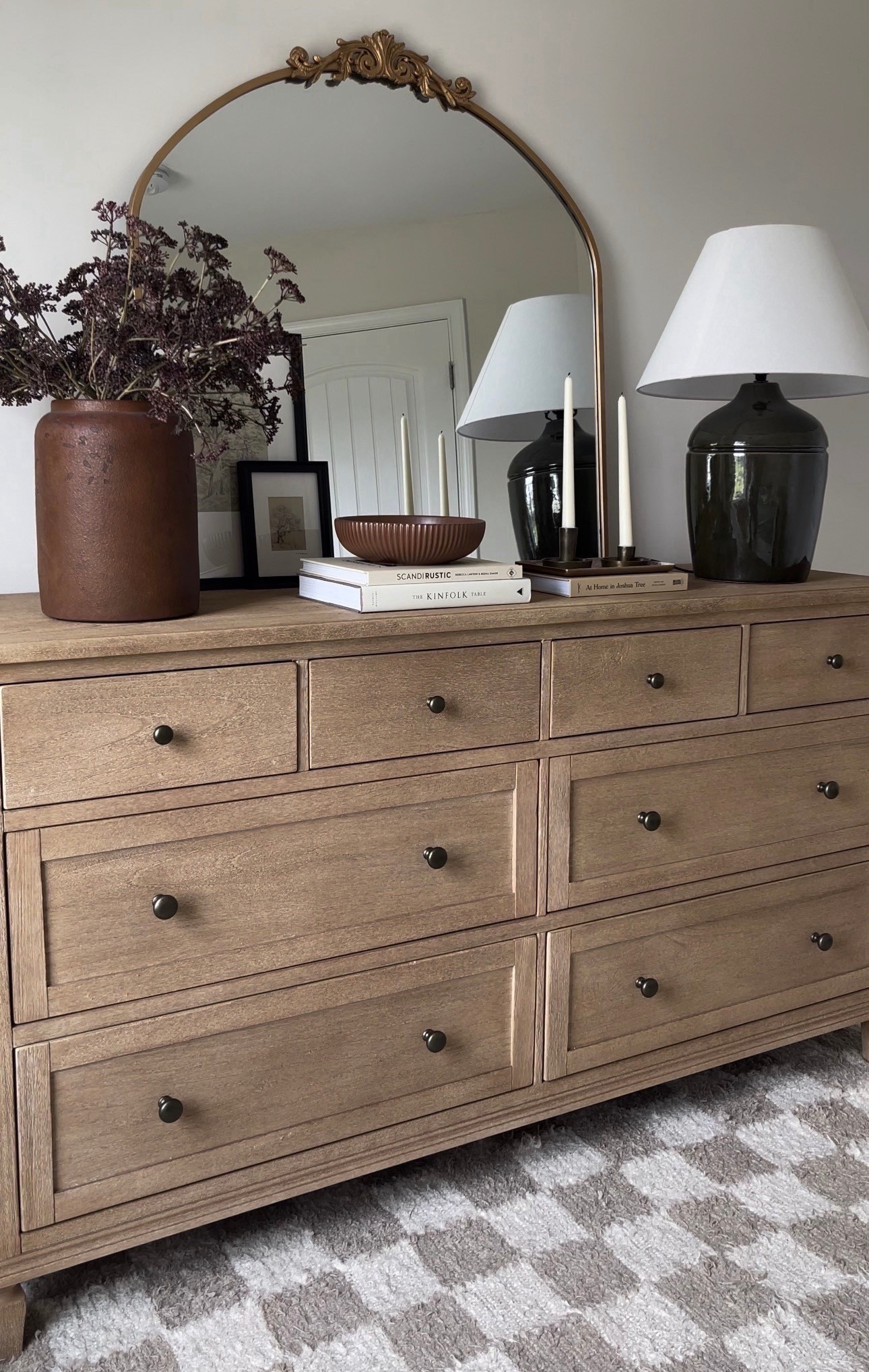 Grab this large green lamp while it is on sale! Availability varies by location. I can’t link the vase, but I have seen similar ones at HomeGoods

#LTKSaleAlert #LTKHome #LTKSeasonal