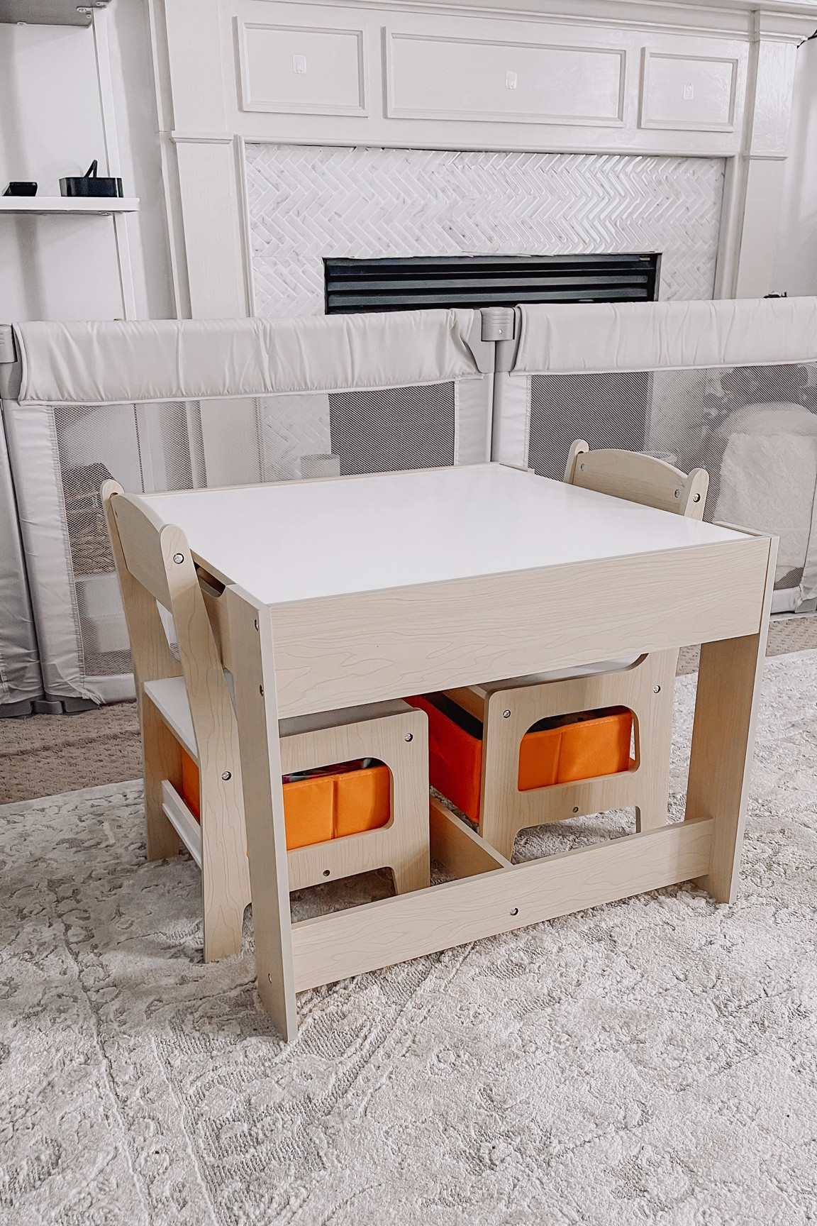Children chair and table set with plenty of storage! 

#LTKkids