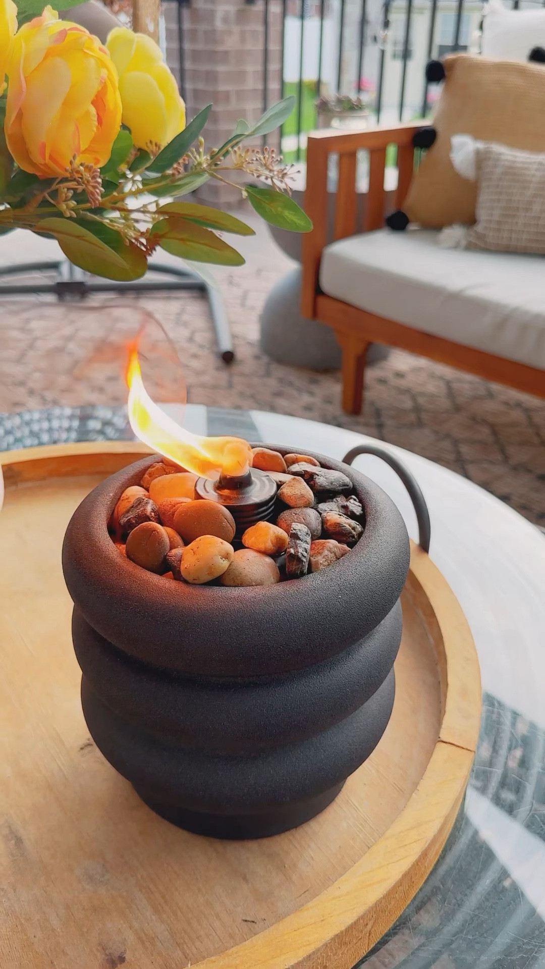Table top torch 
Walmart finds 

Bug repellent// aesthetic//outdoor living // fire pit // 

#LTKunder50 #LTKFind #LTKhome