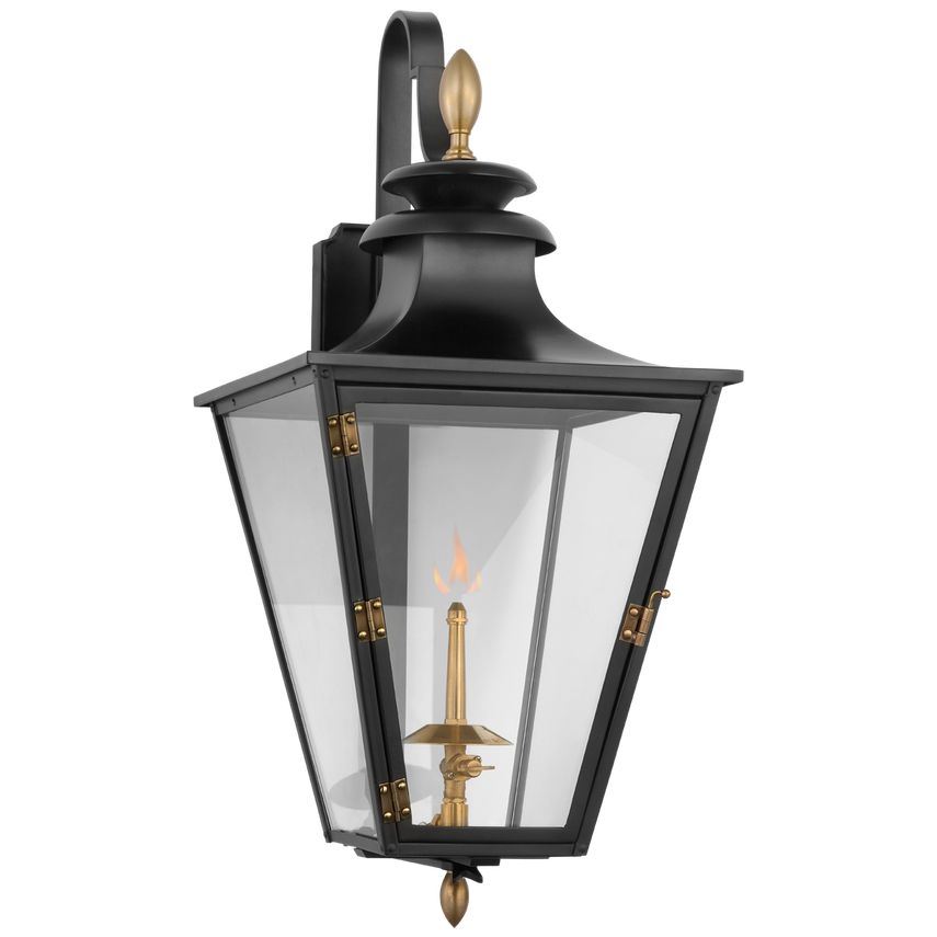 Albermarle Small Bracketed Gas Wall Lantern | Visual Comfort