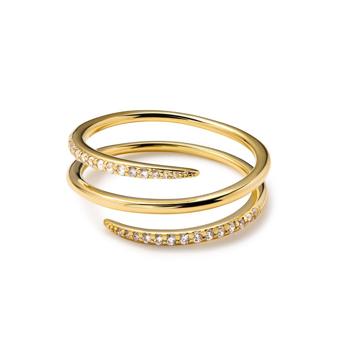 Ana Luisa - Claw Ring - Oren Triple - Gold, gold | Macy's