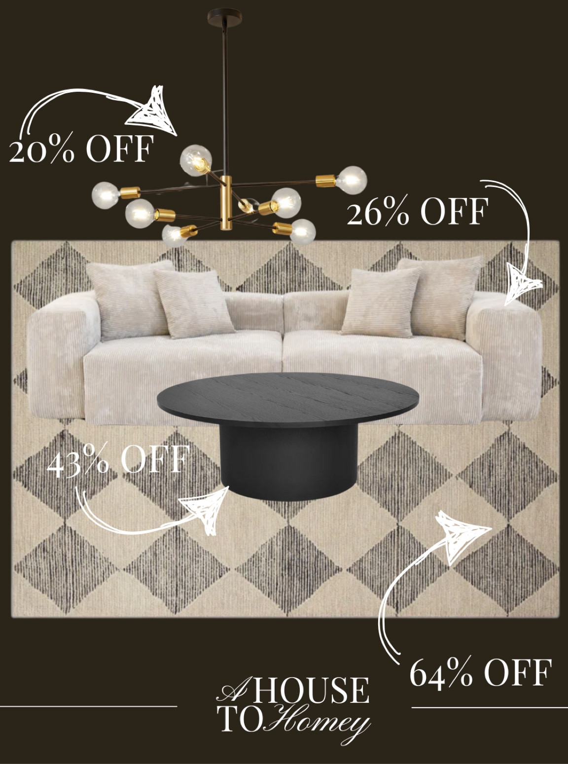 Wayfair has a spring sale going on right now with everything up to 70% off!! 

Wayfair sale
Spring sale
Spring furniture sale
Living room
Living room inspo
Living room seating
Living room furniture
Living room inspiration 
Coffee table
Black coffee table
Round coffee table
Checkered rug 
Neutral living room
Sofa
Couch
Beige couch
Couch on sale
Sofa on sale 

#LTKHome #LTKSaleAlert