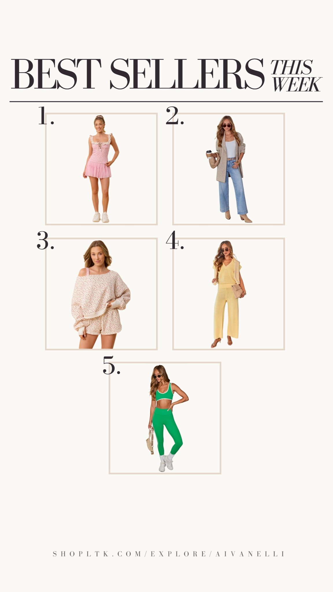 Best-Sellers of the Week

women’s fall outfits
cozy fall layers
chunky knit sweaters
fall boots and booties
plaid shackets
oversized blazers
fall maxi dresses
leather jackets
fall denim trends
autumn color palette

#LTKootd #LTKSeasonal #LTKSaleAlert