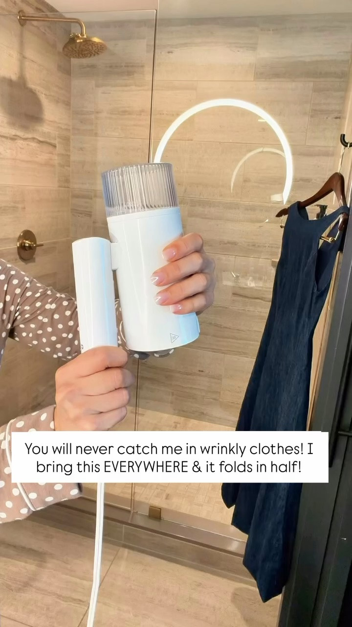Here are some of the high maintenance things I do to look and feel my best! I love this travel-friendly steamer that folds in half! You’ll never catch me in wrinkled clothes! Travel favorites. Travel necessities. Travel must-have.

#LTKmorningroutine #LTKgrwm #LTKTravel