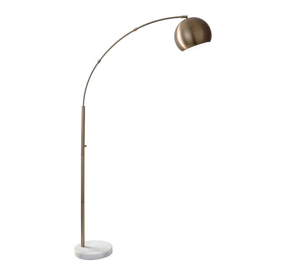 Nella Metal Arc Sectional Floor Lamp | Pottery Barn (US)