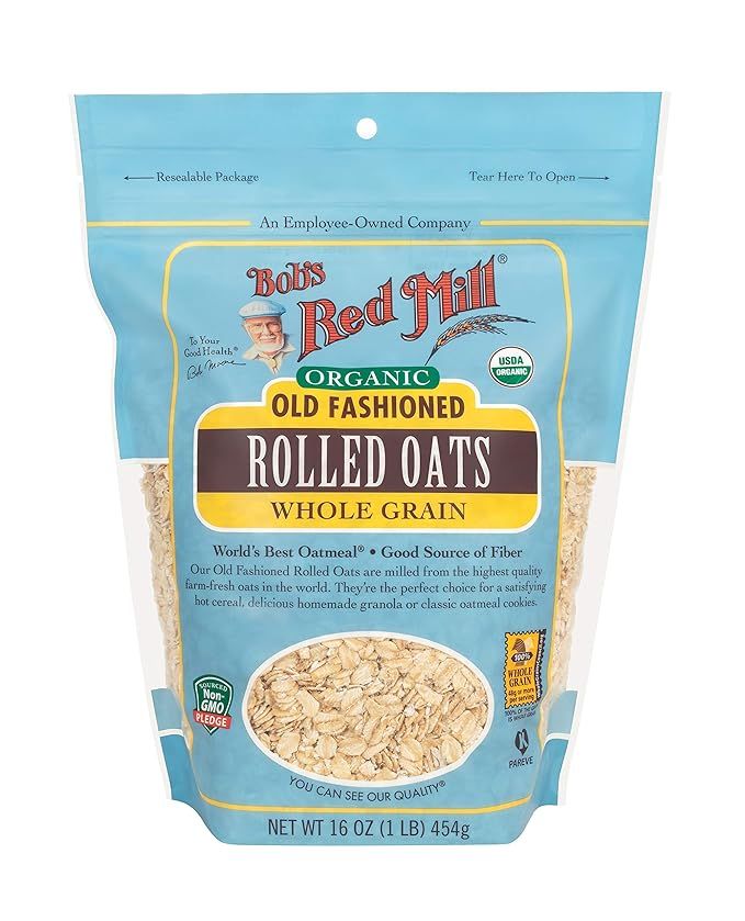 Bob's Red Mill Organic Old Fashioned Rolled Oats, 16-ounce (Pack of 1) | Amazon (US)