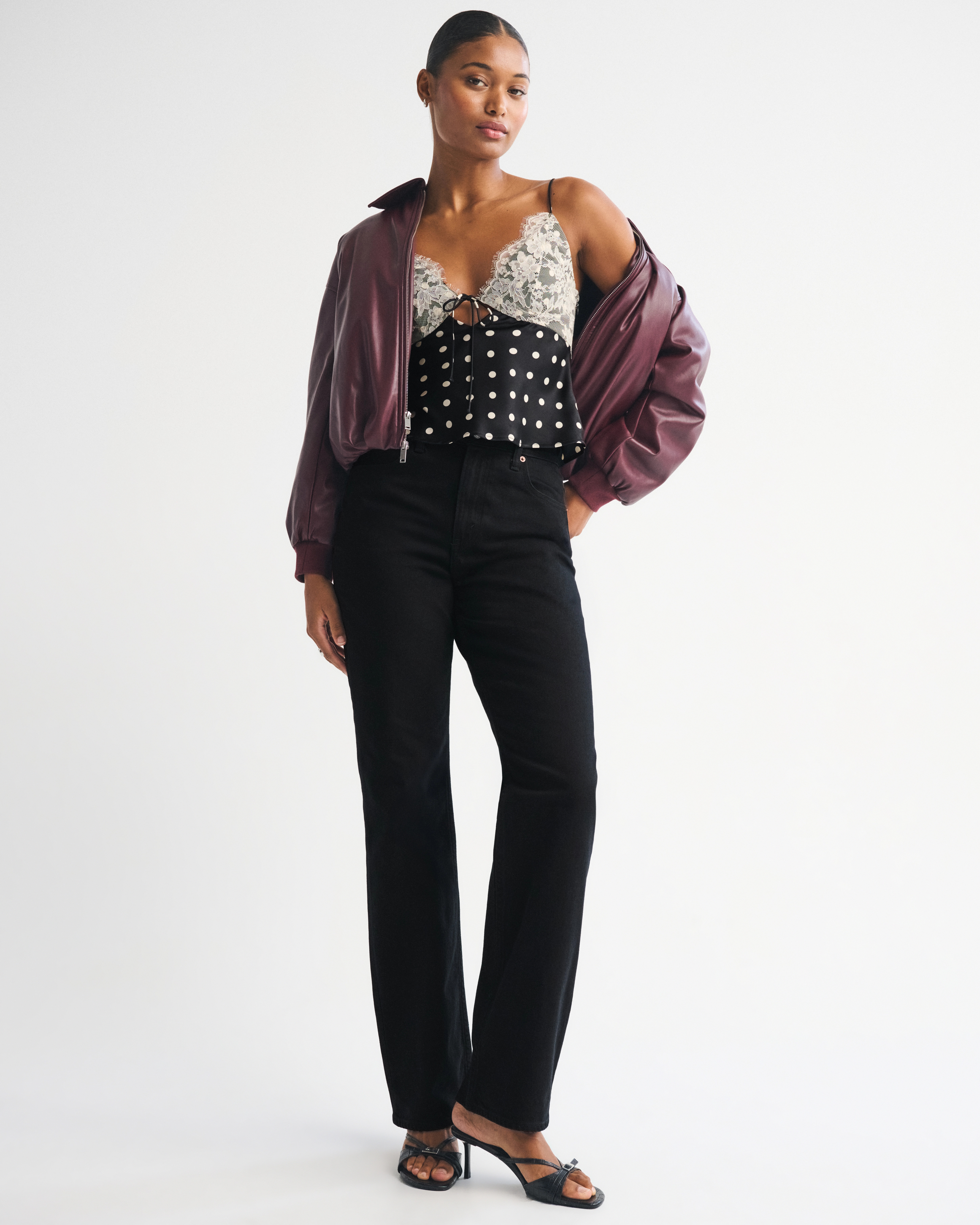 Curve Love High Rise 90s Relaxed Jean | Abercrombie & Fitch (US)