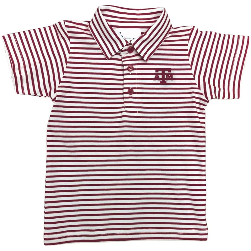 Atlanta Hosiery Company Toddlers' Texas A&M University Stripe Polo Shirt Dark Red, 4 Toddler - NCAA Youth Apparel at Academy Sports | Academy Sports + Outdoors
