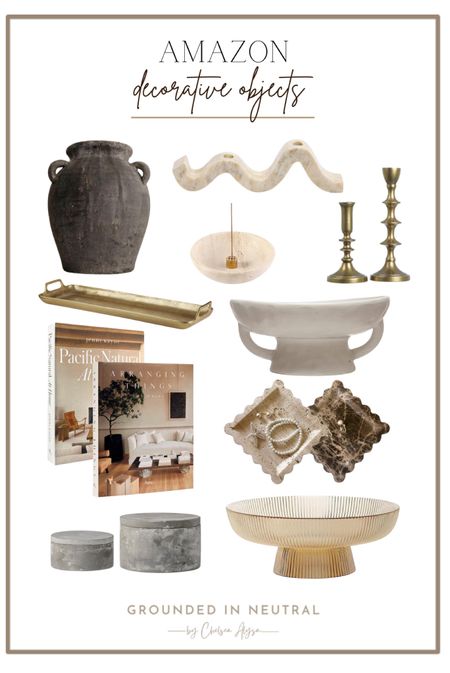 Amazon decorative objects. These would be great for shelf or coffee table styling. 

#LTKStyleTip #LTKHome #LTKSeasonal