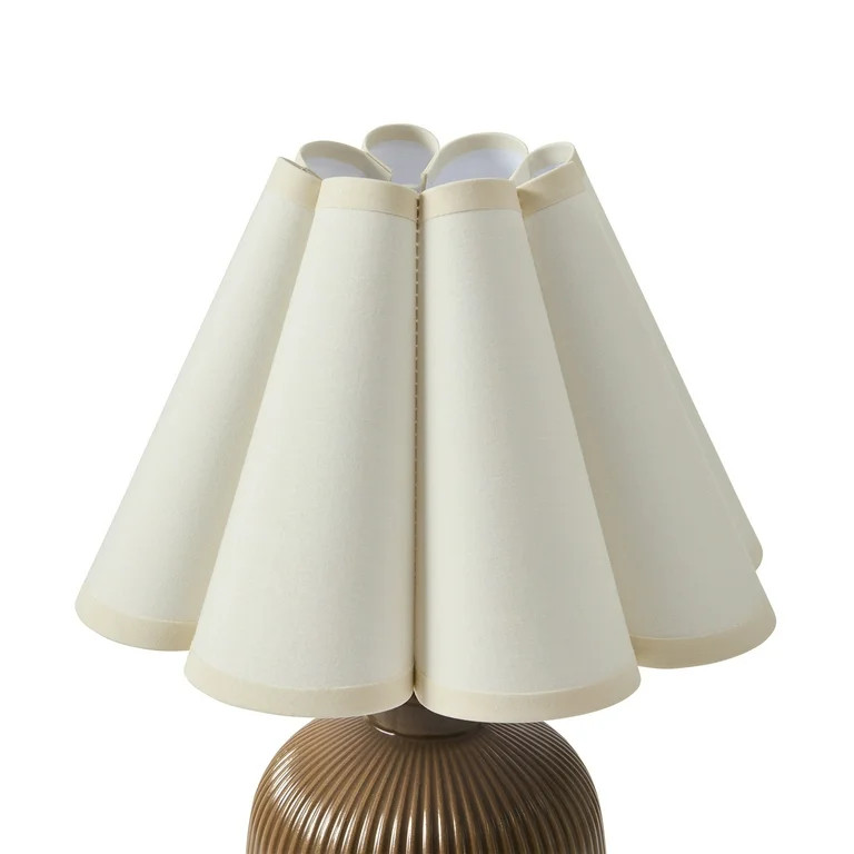 Home Decor Collection 12.5" Brown Ceramic Table Lamp | Walmart (US)