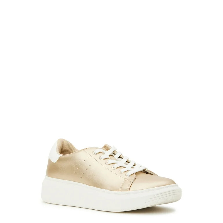 Time and Tru Women's Platform Fashion Sneakers - Walmart.com | Walmart (US)