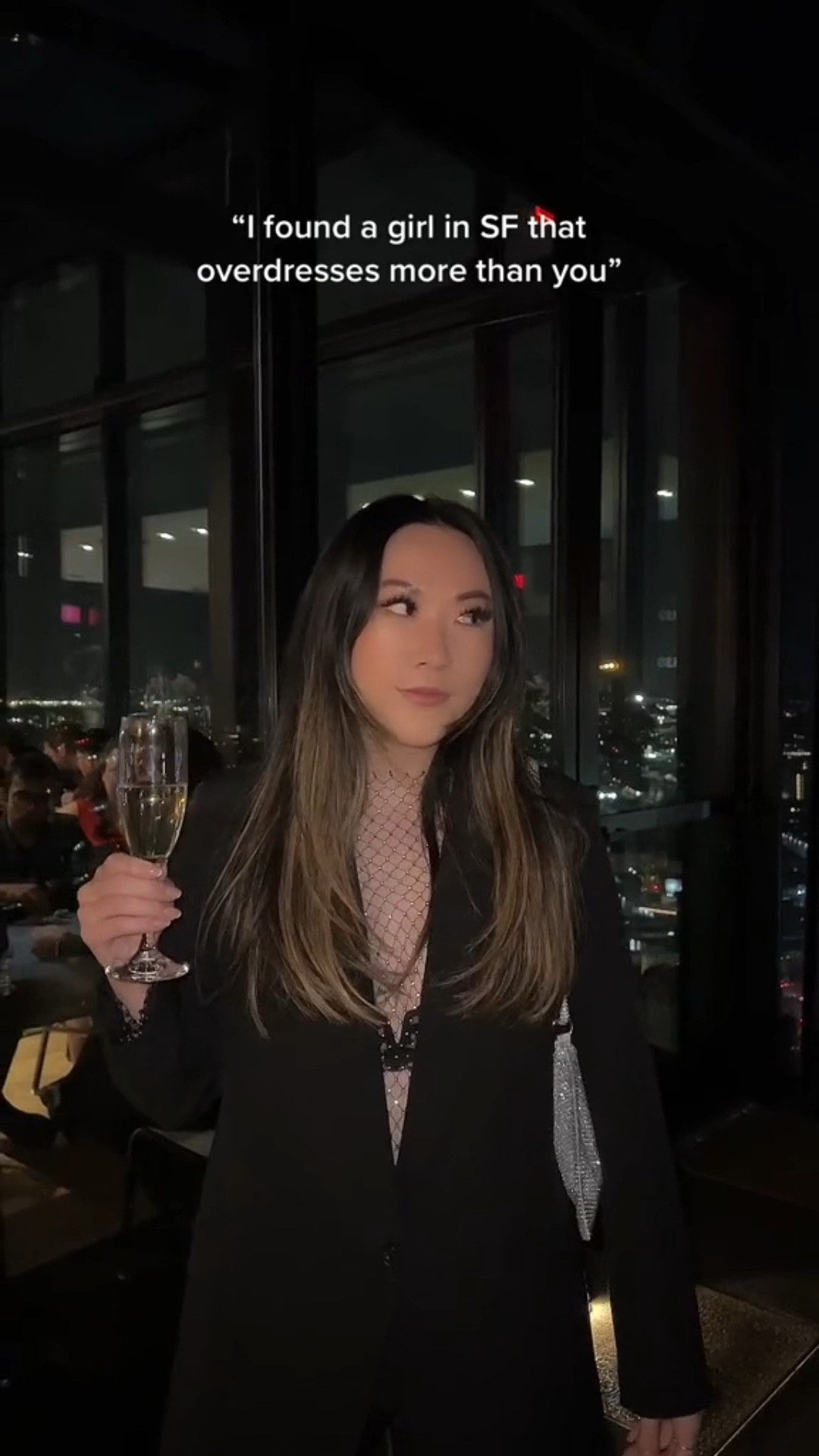 night out outfit 🖤 - rhinestone mesh top and blazer is my go to when i can’t find an outfit to wear

#gno #girlsnightout #rhinestonetop #rhinestonemesh #rhinestonebag #amazonfashionfinds #nightoutfit 

#LTKFind #LTKstyletip