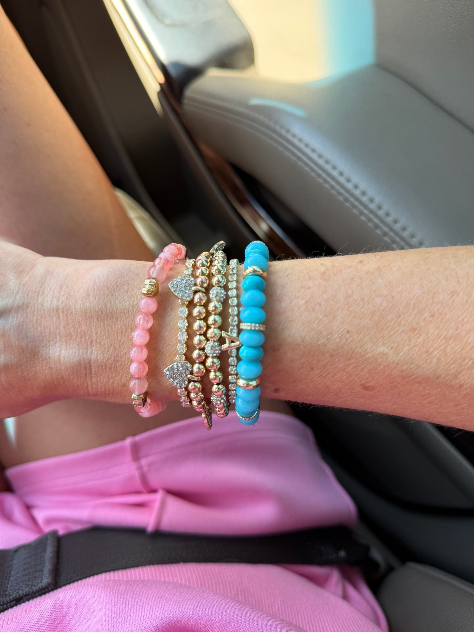 Cutest arm stack all on sale with the huge BaubleBar sale!! $10 bracelets and 20% off everything!