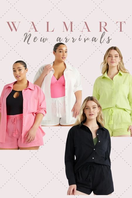 New swimwear coverup sets!  Giving Aerie vibes but without the price tag! Ordering an xl in the shorts and L in the tops! 

#LTKmidsize #LTKSeasonal #LTKfindsunder50