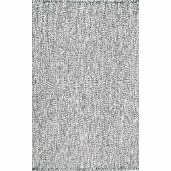 Oxfordshire Braided Gray Indoor/Outdoor Area Rug | Wayfair North America