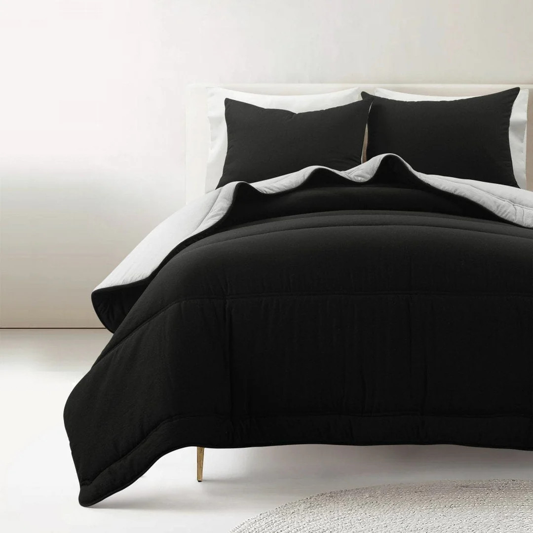 Oslo Soft Reversible Quilted Comforter Set | Lush Decor