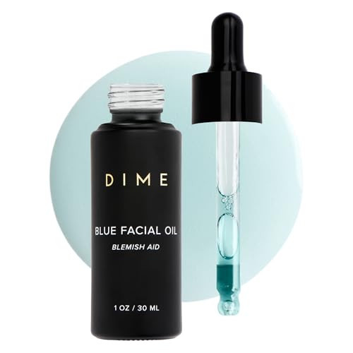 DIME Beauty Blue Facial Oil, 1 oz / 30 mL - Blemish Spot Treatment with Blue Tansy, Black Cumin Seed, Rosehip, and Grapeseed Oils | Amazon (US)