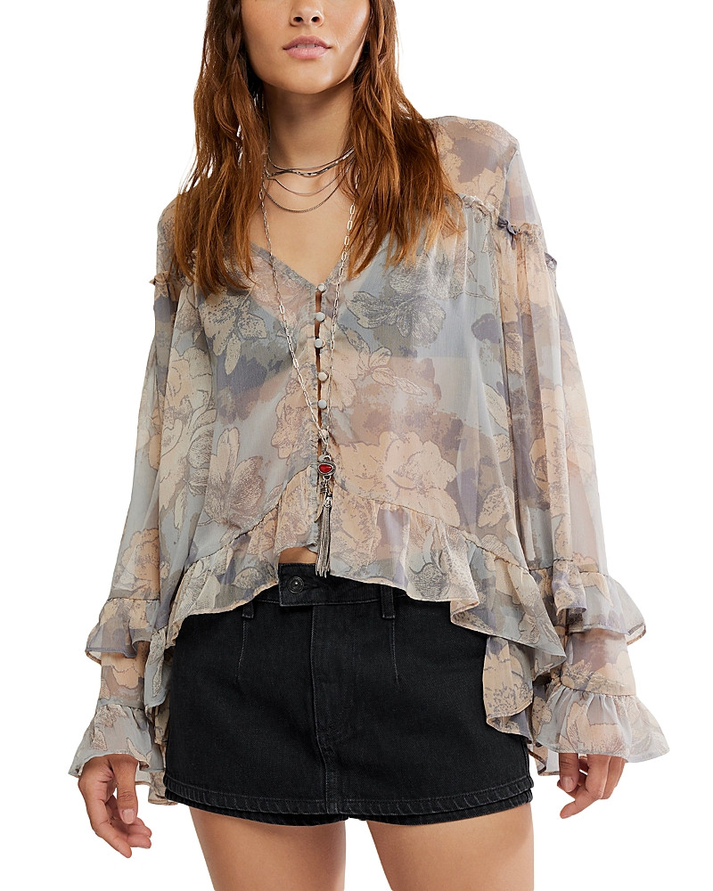 Free People Day Dreaming Ruffled Blouse | Bloomingdale's (US)