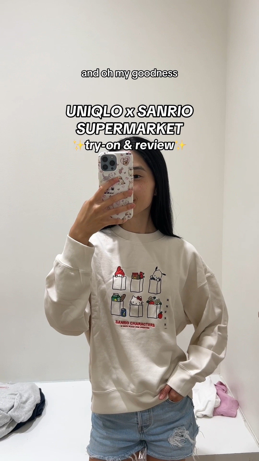 Uniqlo x Sanrio Supermarket limited edition collection!!😍 These are so cute🥹

#uniqlo #sanrio #hellokitty #sweatshirt #crewneck #giftidea #kids #womens #japan 

#LTKFindsUnder50 #LTKSeasonal #LTKStyleTip