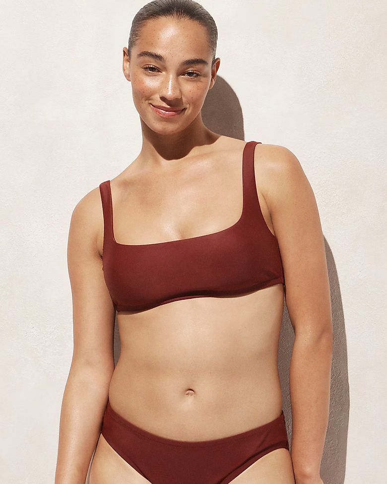 Squareneck bikini top | J. Crew US