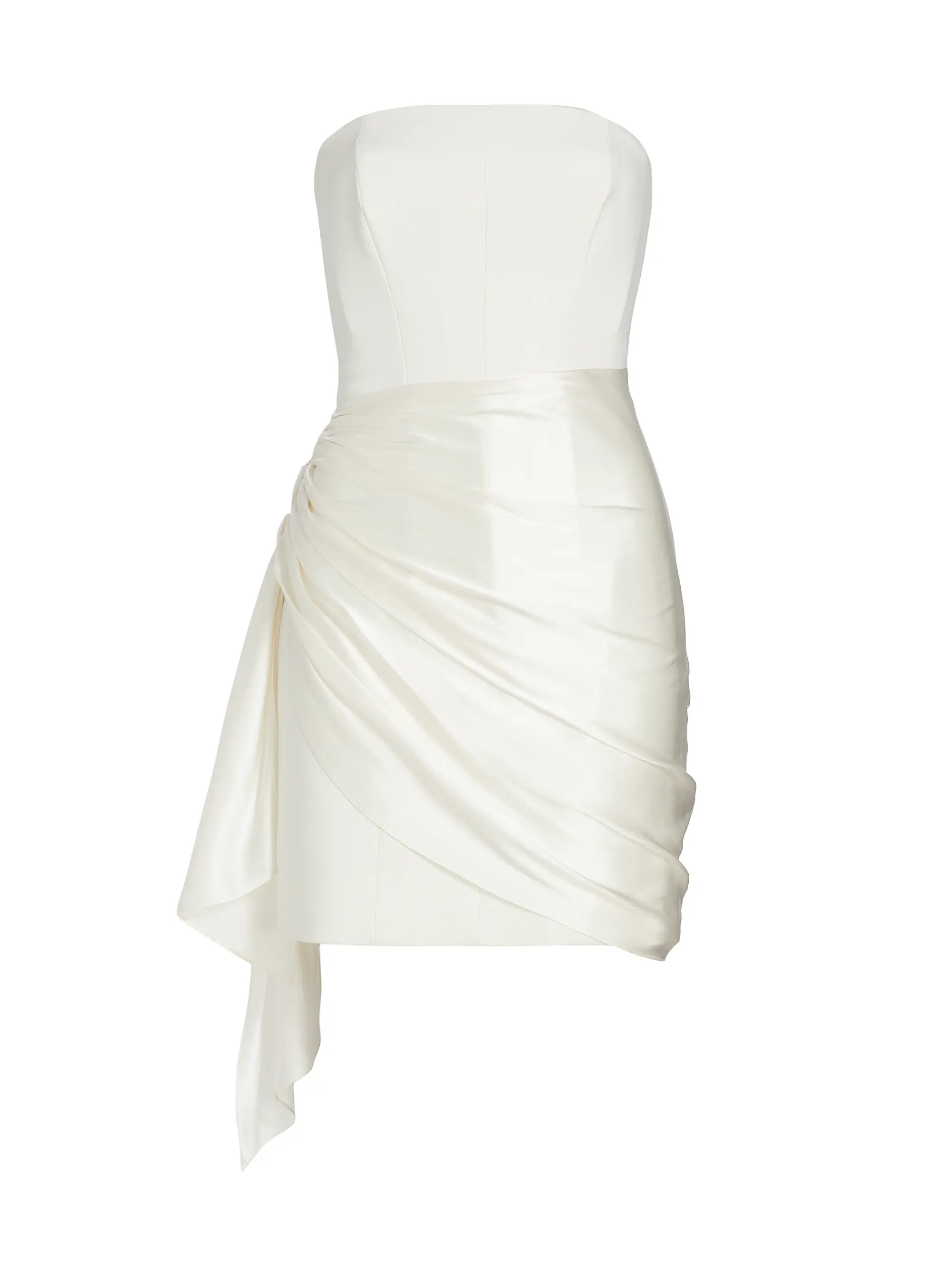 Kennith Side-Tied Strapless Cocktail Dress | Saks Fifth Avenue