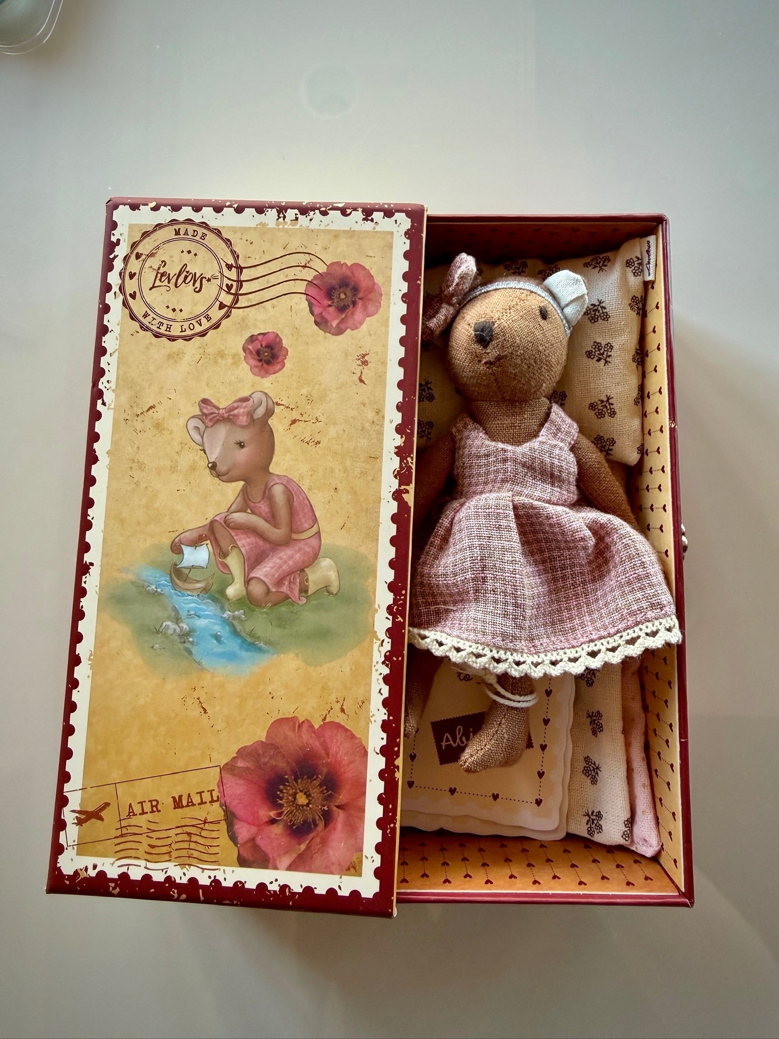 This little bear is so adorable🤩the box it came in also makes for the perfect shelf decor! 

#LTKHome #LTKKids #LTKmomlife