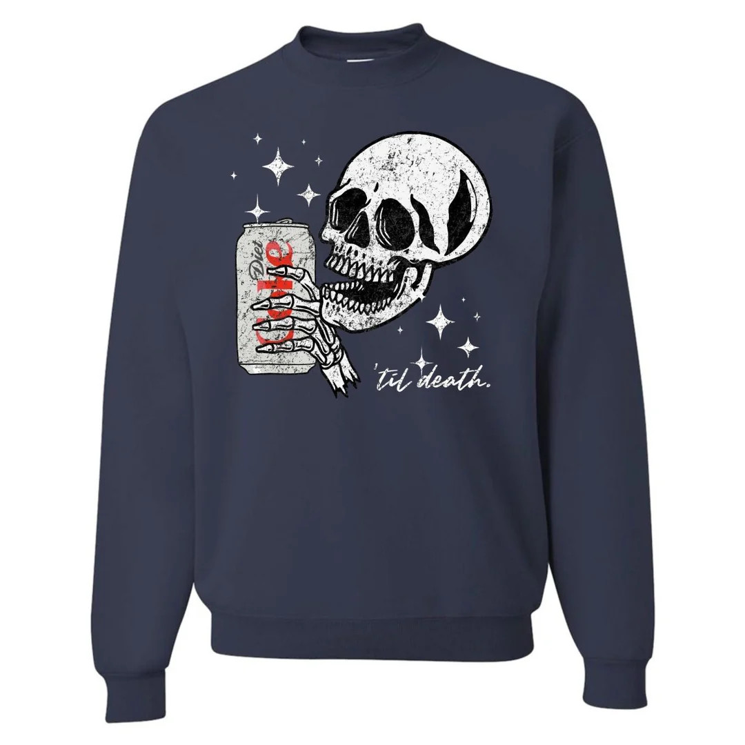 'Til Death Diet Coke' Crewneck Sweatshirt | United Monograms