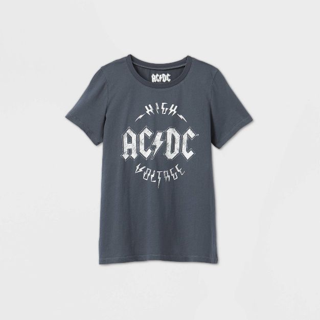 Women's AC/DC High Voltage Short Sleeve Graphic T-Shirt | Target
